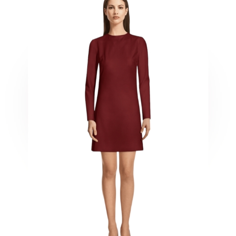 Zara woman's sweater dress in burgundy color M